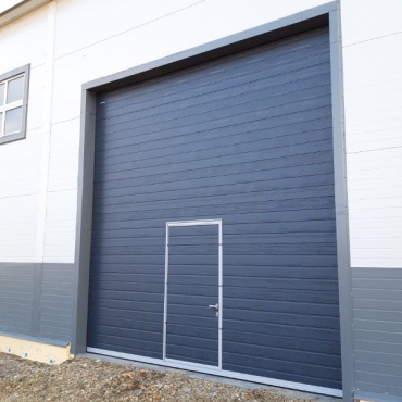 Ворота секционные промышленные на предприятие 2875x3250